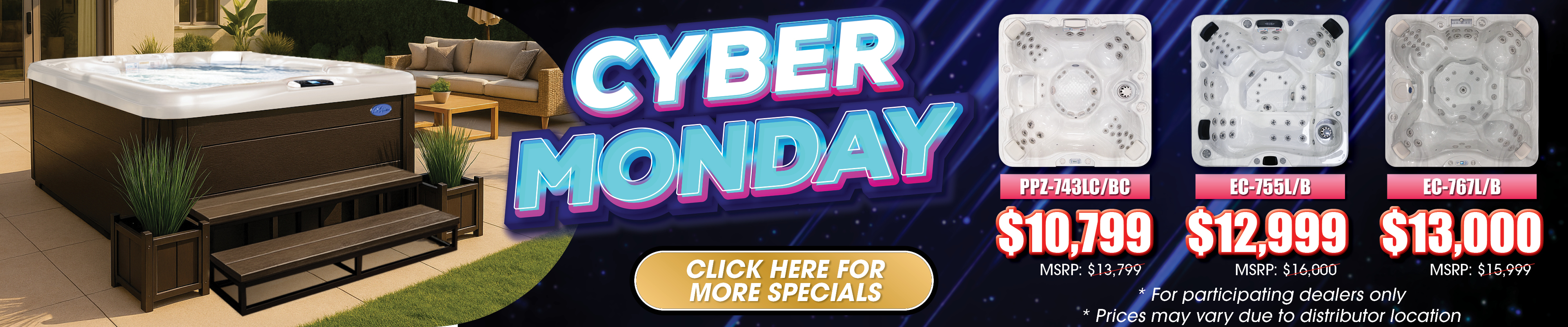 Calspas hot tub being used in a family setting - Lynwood