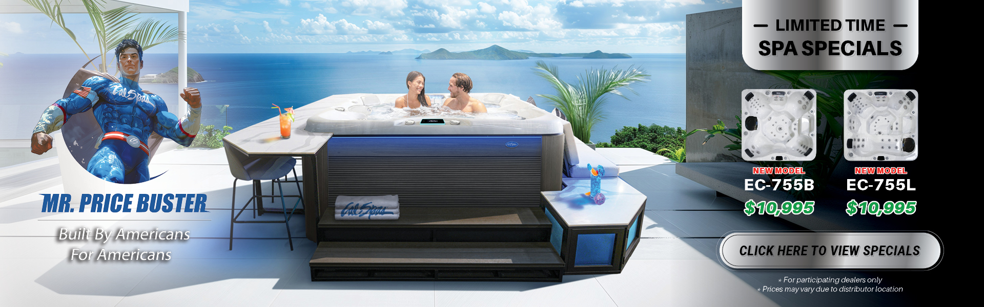 Calspas hot tub being used in a family setting - Lynwood